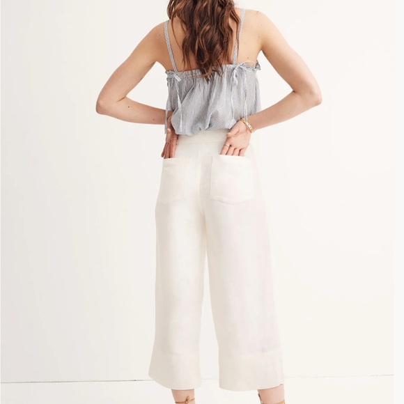 Madewell Cream Ankle Pants - Picture 2 of 4